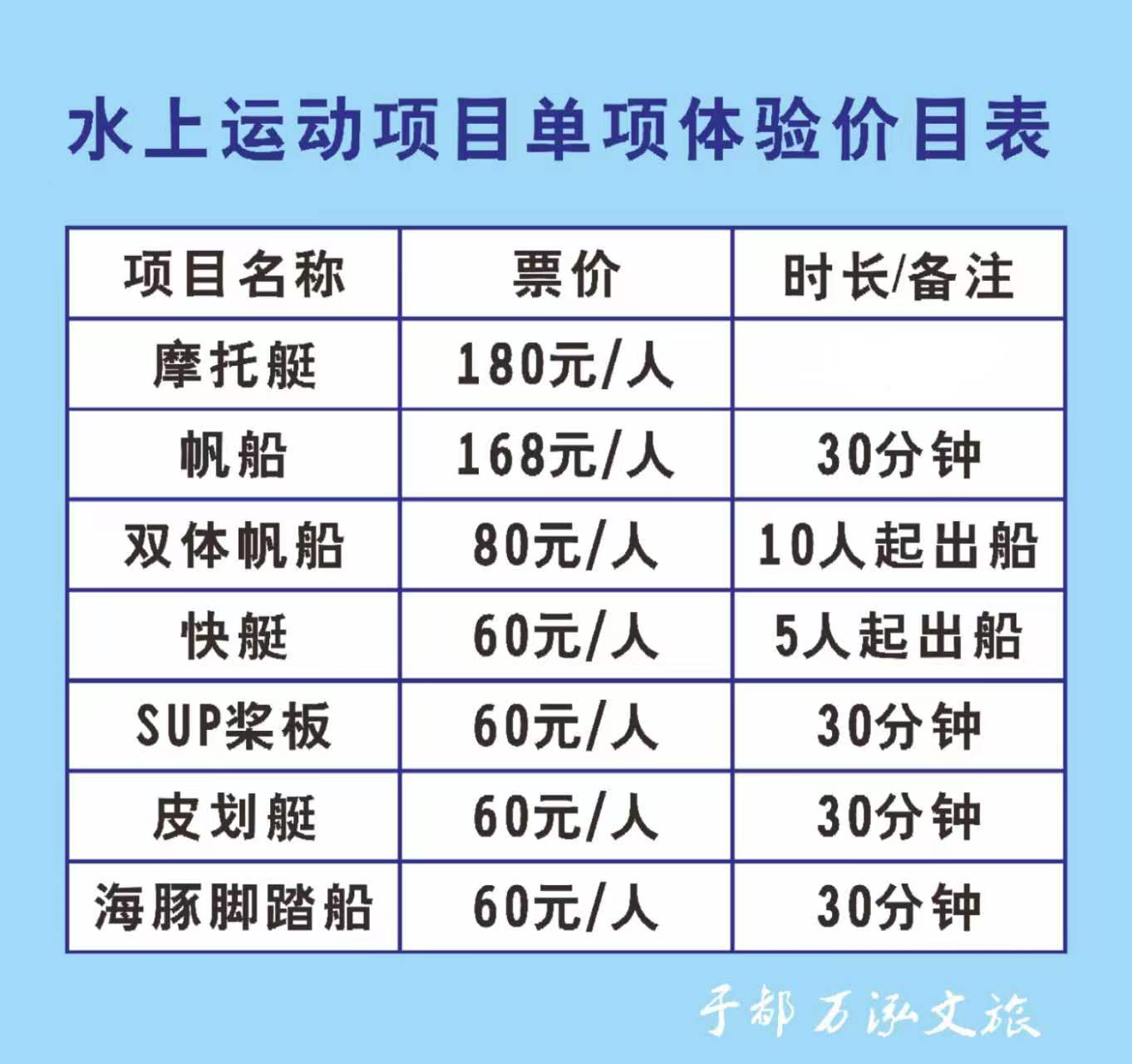水上运动